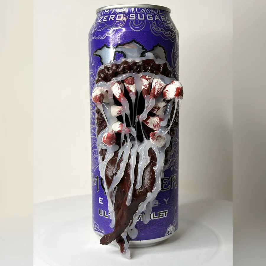 Violet Monster Can Sculpture — photo 1 of 4