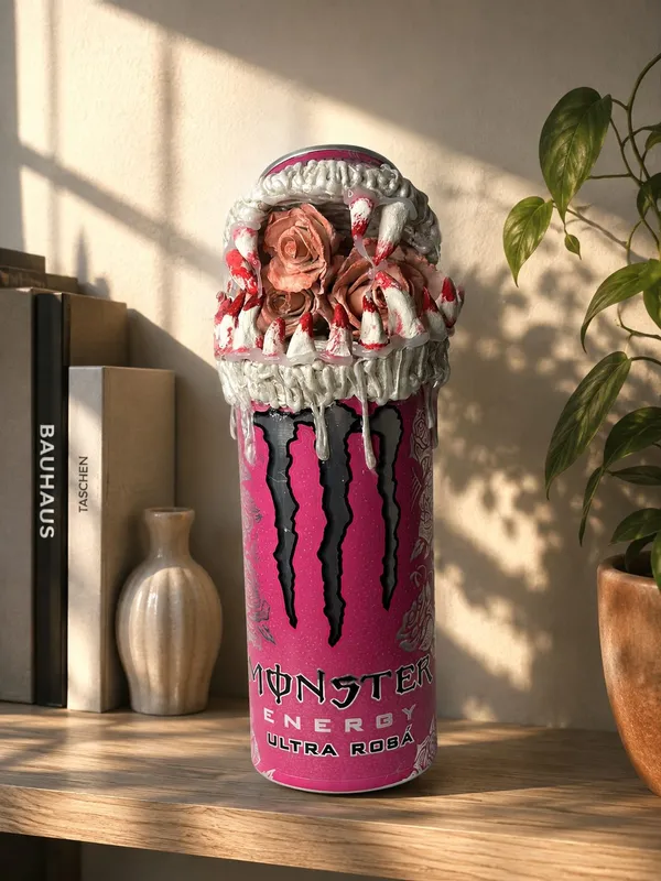 Monster Energy Can Rose Decoration