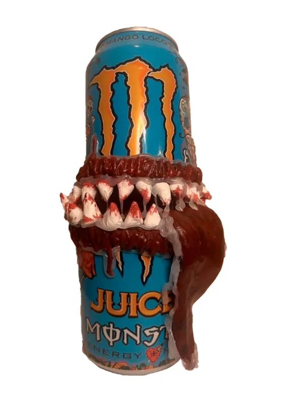 Juice Monster Can Sculpture